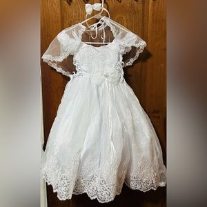 Beautiful Baptism Dress Size 3